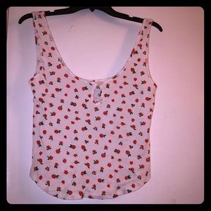 Flower printed PacSun tank top